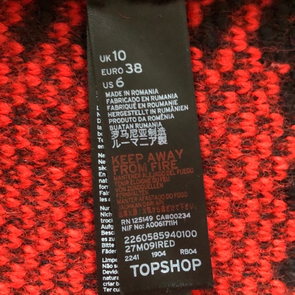 Orange Plaid Skirt - Picture 7 of 9